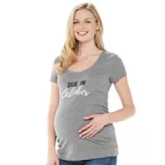COPY - Maternity “Due In” Graphic Tees (All Size XXL) - Picture 4 of 6